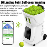 Máquina de pelotas de tenis